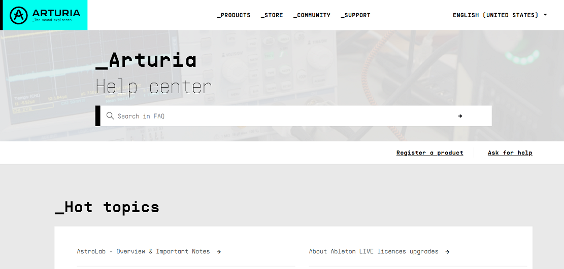 Arturia Help Center